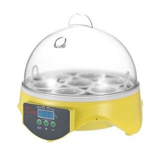 Nuevo 7 huevos Mini incubadora Digital de huevos Hatcher Control automático de temperatura (8)