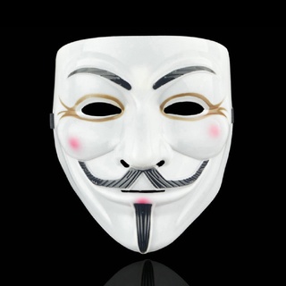 Roswetty Anonymous Cosplay Mask V Vendetta Mask Guy Fawkes Masquerade Halloween Costume CL