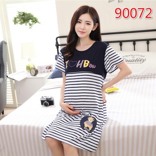Mujer ropa embarazada pijamas lactancia materna vestido de maternidad ropa de hogar ropa de dormir D48