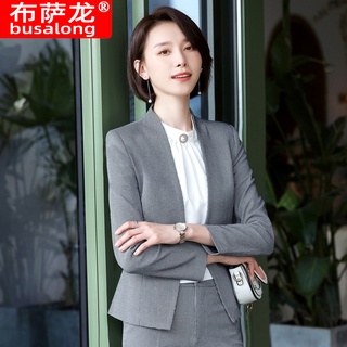 Autumn and Winter long sleeves business suit slim jacket temperament business formal wear work clothes fashion suit wome (4)