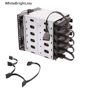 Diy Molex 4pin IDE 1 a 5 SATA 15Pin disco duro fuente de alimentación Cable divisor Cable.