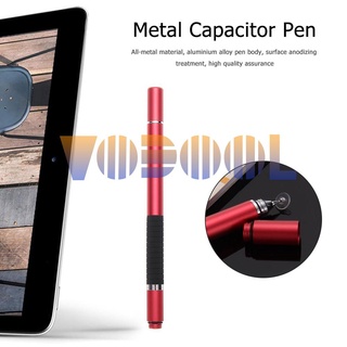 Vodool profesional lápiz capacitivo 2 en 1 para pantallas táctiles lápiz capacitivo con disco de agarre de goma