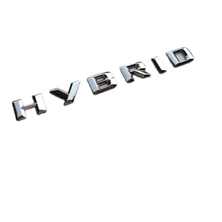 Cromo "híbrido "letras del maletero del coche insignia emblema pegatina para Mercedes-Benz