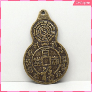 Ancient Chinese Old Copper Coin Gourd Shape Lucky Unique Gifts Collection (1)