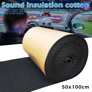 100x50cm 20 mm de espesor coche sonido deadener acústico aislamiento de ruido espuma subwoofer mat