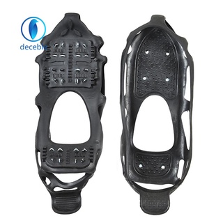 Deceblel Walk Traction Cleats for Ice Snow Fishing, Anti Slip Stretch Crampons (M)​