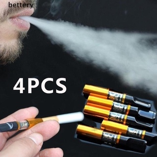 [bettery] 4 piezas portátil reutilizable limpieza reducir alquitrán humo tabaco filtro cigarrillo