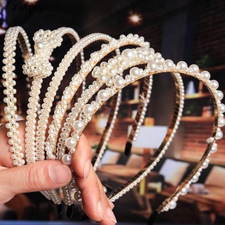 HOOPS zatpiy elegante completo perlas simples diadema dulce diadema aros titular adorno cl