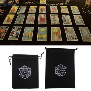 SET Star Pendulum Board Wooden Dowsing Board Divination Tarot Game Cards Velvet Bag