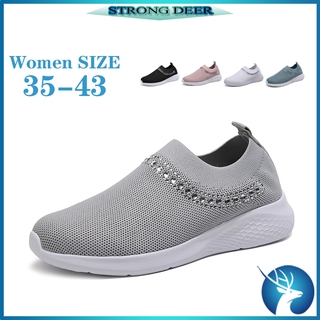 S×D Kasut Perempuan Kasut Wanita 2020 Rhinestones zapatos de mujer tamaño: 35-43