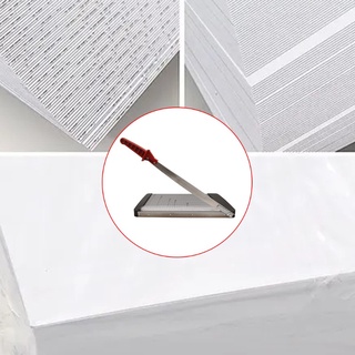 tha* 20x9.6in Professional Metal Paper Cutter 10 Sheet Capacity A4 Paper Trimmer Guillotine Manual Paper Cutter