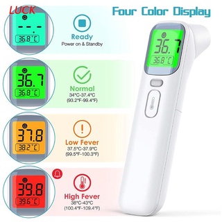 LUCK Forehead Infrared Thermometer LCD Display Digital Non Contact Measurement with Fever Alarm Memory Function (1)