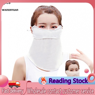 Wxy_ 2 piezas para mujeres deportes al aire libre Anti UV a prueba de polvo transpirable cubierta facial cuello bufanda