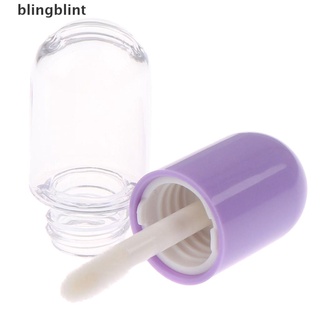 [blingblint] 5pcs diy vacío tubo cosmético bálsamo labial cápsula transparente lápiz labial tubo contenedor 3ml