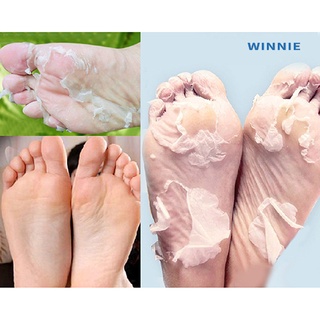 [winnie] 2 piezas de vinagre de bambú de leche piel muerta eliminar la piel del pie suave exfoliante pies máscara (1)