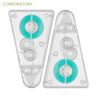 CORPORATORY 2PCS Useful Double Sided Adhesive Practical Glue Tape Dispenser Dots Stick Roller New Creative Refillable Scrapbooking Decor Stationery Office Supplies
