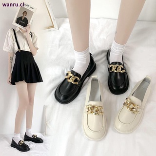 Small leather shoes women s British style 2021 new summer new women s shoes horsebit black platform loafers women s single shoes