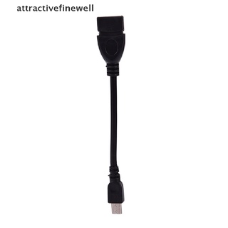 [atractivefinewell] adaptador otg usb 2.0 a hembra a micro b macho cable convertidor para samsung htc lg (1)