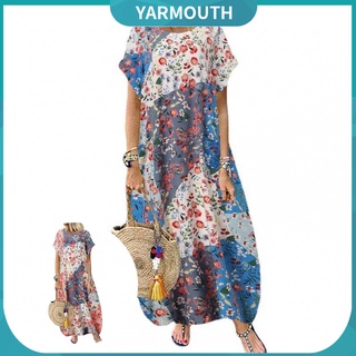 yarmouth vestido de verano vestido suelto de manga corta vestido suelto para fiesta