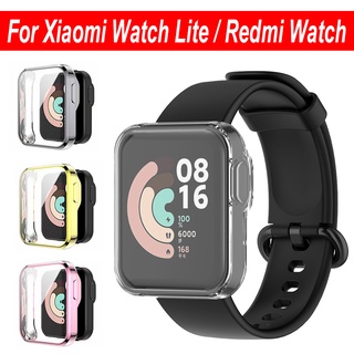 Protector de pantalla para Xiaomi Mi Watch Lite funda protectora completa para Redmi Watch