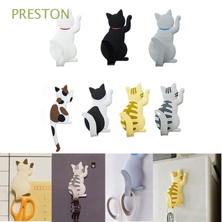 Preston - pegatina Universal para refrigerador, diseño de gato, imán magnético fuerte, multifuncional, ganchos novedosos