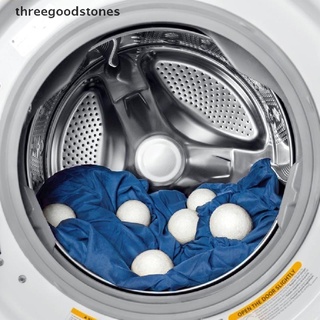 [threegoodstones] bolas de secado de lana caliente reutilizables suavizante de lavandería bola de lavado de hogar bolas de lavado caliente
