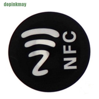 dopinkmay 1pcs impermeable pet material nfc pegatinas inteligentes ntag213 etiquetas para todos los teléfonos hggh (1)