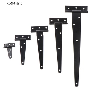 (new) Black Paint T Shape Triangle Hinge Cabinet Shed Wooden Door Gate Hinges Hardware xo94itr.cl