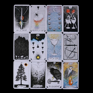 [alberto] 78pcs the wild unknown tarot deck rider-waite oracle set fortune telling cards [alberto]