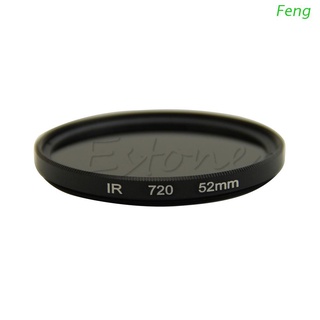 Feng 52mm Filtro De Lente infrarrojo IR con panel X 720nm 720nm