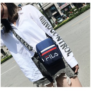 『Fp•Bag』 mitad precio Fila bolso de hombro hombres y mujeres bolsa de mensajero 2020 nuevo ocio al aire libre bolsa de teléfono móvil de alta calidad impermeable Sling Bag beg sandang belanja pelancongan