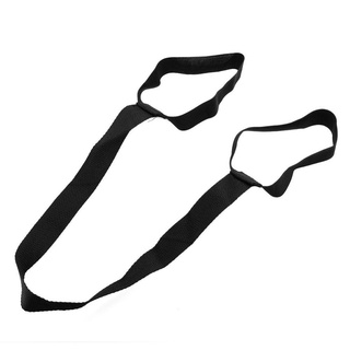 QQMALL fácil de llevar correa de Yoga negro cuerda elástica Yoga estera de Bundling cinturón elástico Durable Pilates Sling cuerda de alta calidad venta caliente cuerda de tensión/Multicolor (3)