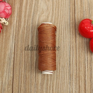 listo stock 0.45mm 50m cuero sintético costura hilo encerado cordón diy costura a mano awl craft ds (3)