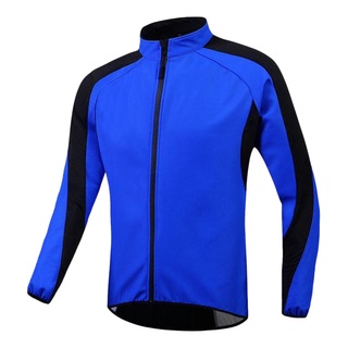 Winter Warm Cycling Jacket Waterproof Windproof Thicken Thermal Fleece Jacket Coat Bicycle Running Jacket for Men