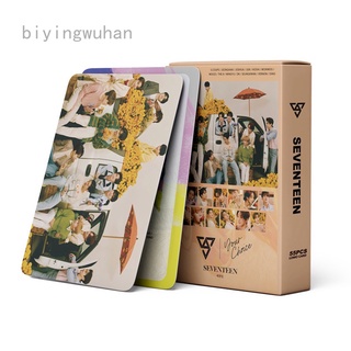 Biyingwuhan Kpop seventeen Lomo Card Set (54pcs) Kpop seventeen semicolon álbum Photocards