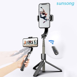 sunsong VLOG Smart Phone Gimbal Estabilizador Con Bluetooth compatible Con Selfie Stick Móvil Negro/Blanco