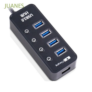 JUANES Durable Multi HUB Premium Computer Peripherals USB Hubs Portable Expander Computer Accessories 4 Port Adapter USB 3.0 USB Splitter/Multicolor