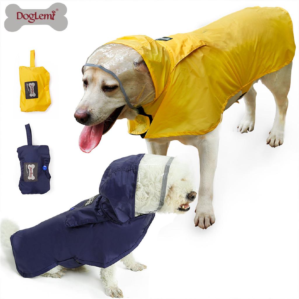 S/M/L/Xl/2Xl/3Xl impermeable perro mascota impermeable portátil lluvia chaqueta ropa