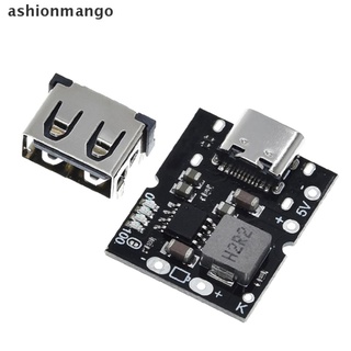 [ashionmango] Tipo C USB 5V 2A Boost convertidor módulo de energía batería de litio protección de la junta caliente