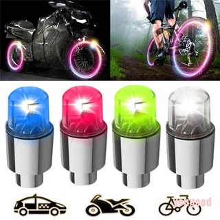 Yengood 2 piezas luz Led Flash Válvula de neumático de rueda/Motocicleta/coche