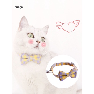 SUN_ Collar Flexible Para Gatos/Con Campana Decorativa Para Mascotas/Gatitos (7)