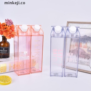 [ai] creativo lindo plástico transparente caja de leche botella de agua transparente caja de leche taza.