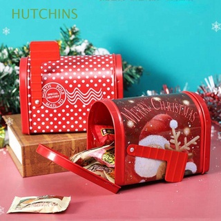 HUTCHINS Cute Candy Box Santa Claus Christmas Supplies Storage Box Cookie Boxes Mailbox Ornaments Gift Box Xmas Christmas Ornaments Christmas Decorations