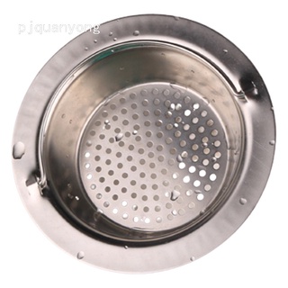 Pjquanyong - colador de fregadero de acero inoxidable, drenaje de cocina, filtro de drenaje, trampa para fregadero, pantalla de residuos (1)