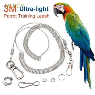 MERCY Plastic Bird Training Leash Ultra-light Parrot Harness Training Rope Portable Flying Flexible Outdoor Anti-bite For|Pet Supplies
