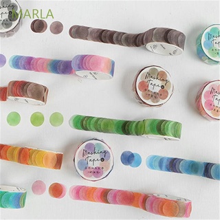 MARLA Special Office Tapes Fruit Series Paper Stickers Masking Tape Creative DIY Hard Candy Series School Supplies Office Home Scrapbooking Stationary Decorative Tape