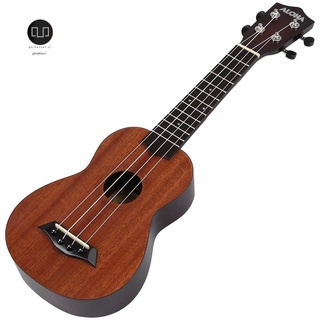 aloha 21 pulgadas ukelele principiante soprano ukelele sapele madera 4 cuerdas guitarra cuello caoba delicado afinación peg