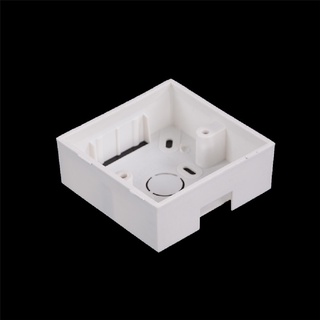 [Onewsun] 1 unidad de Cassette Universal blanco de pared caja de montaje para interruptor de pared y caja de plástico zócalo caja trasera salida venta caliente