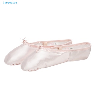 Lar_ zapatos de baile de Ballet prácticos cinta profesional de Ballet zapatos de baile elegante para niñas (5)