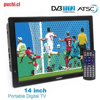 [puchi] TV portátil HD de 14 pulgadas DVB-T2 ATSC/TV analógica Digital M